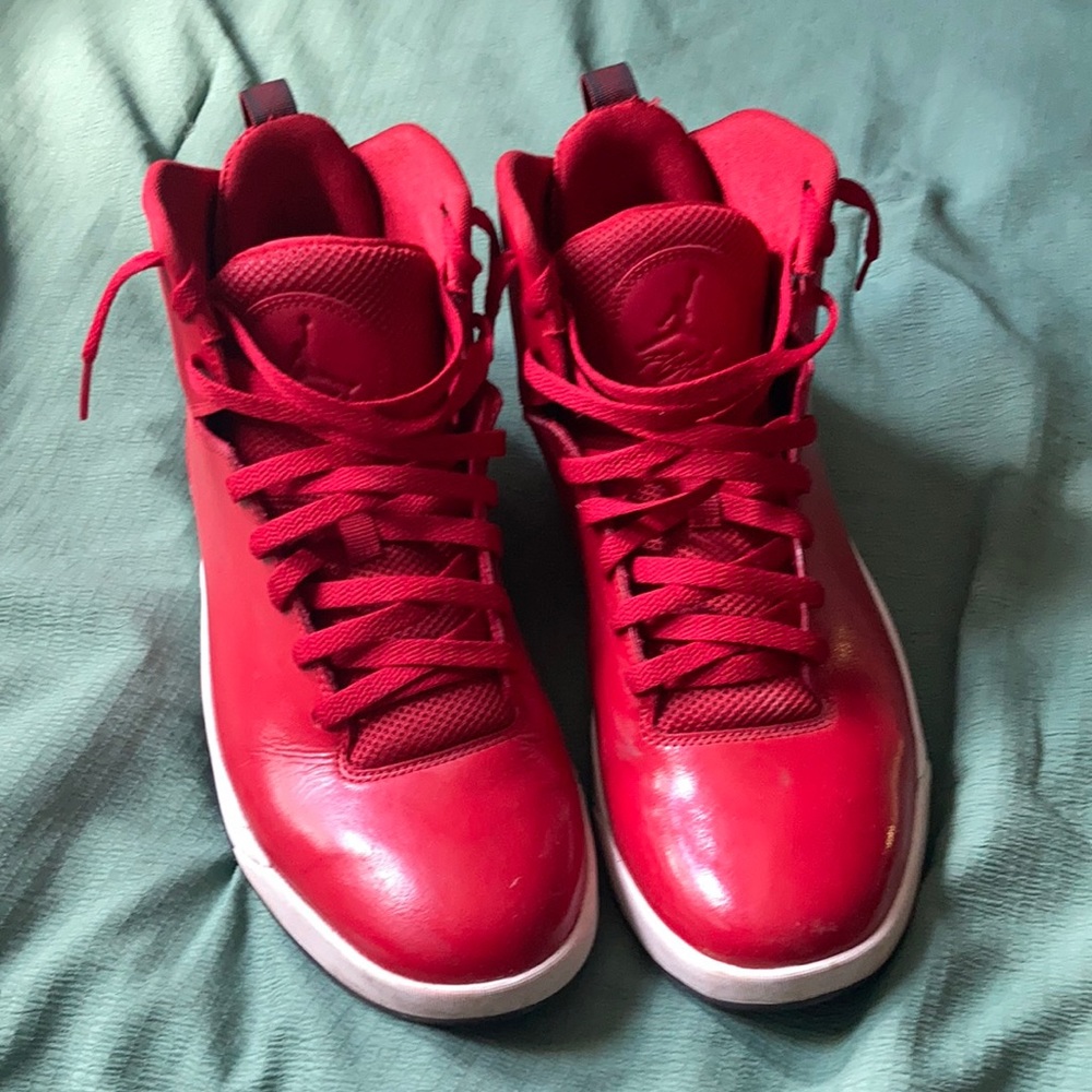 All red Jordans